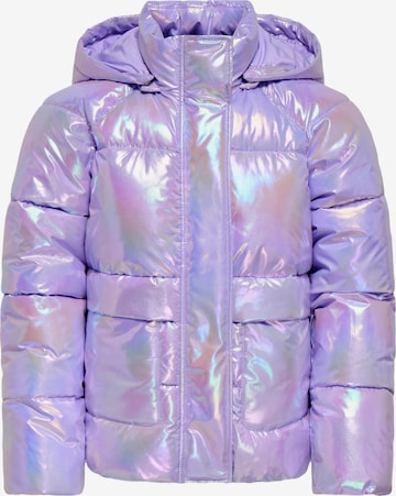 ONLY GIRLS Winterjas 'Pearl-Calina' in Lila: voorkant