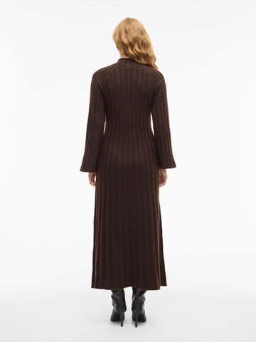VILA Knit dress 'VICLEO' in Brown