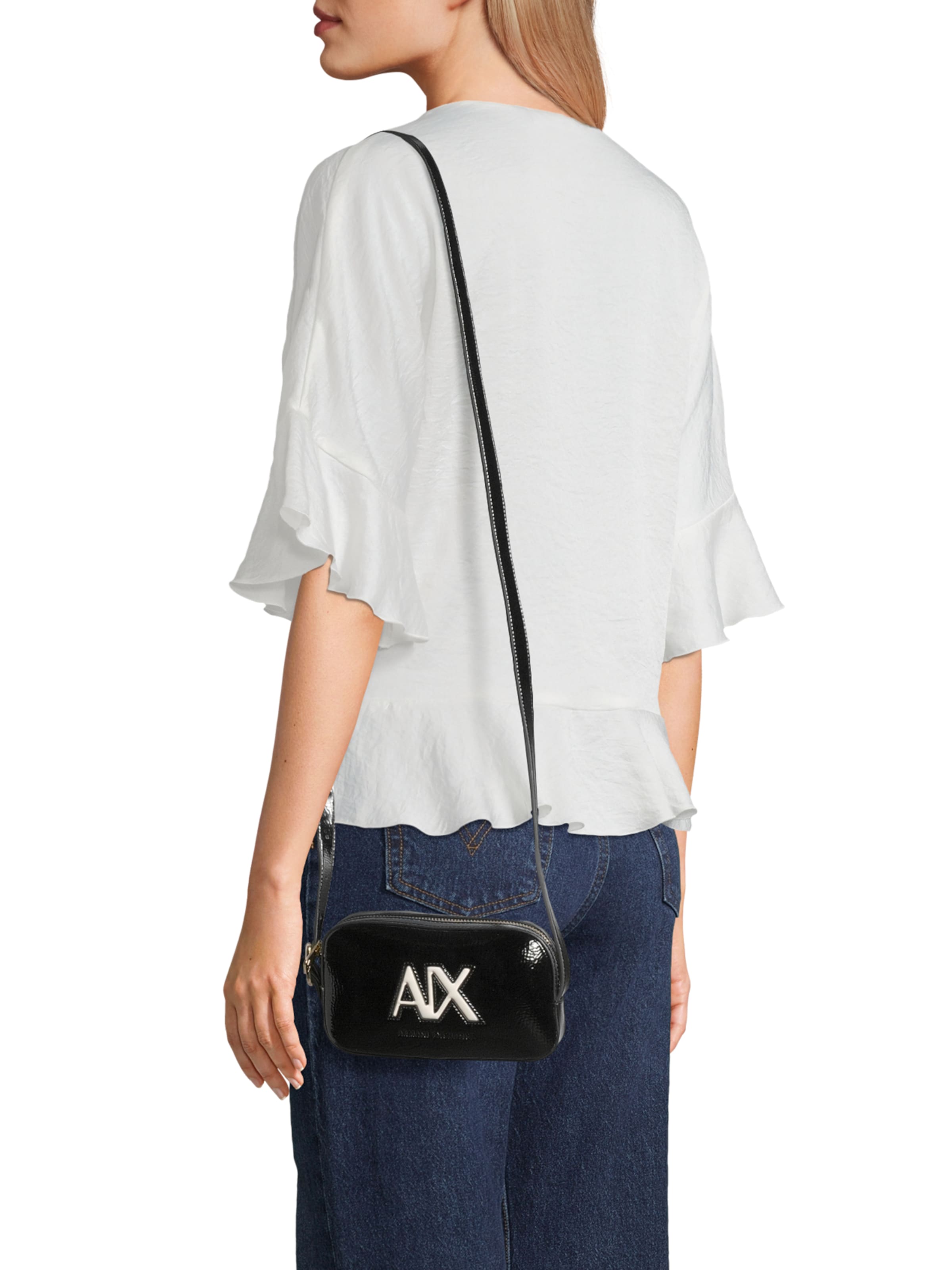 ARMANI EXCHANGE Сумка через плечо 'SCARLETT' в Черный: спереди