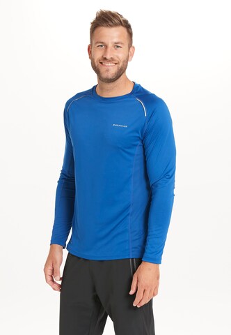 ENDURANCE Functioneel shirt 'Lasse' in Blauw: voorkant