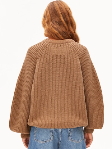 ARMEDANGELS Pullover 'KAAGI' in Braun: Rückseite
