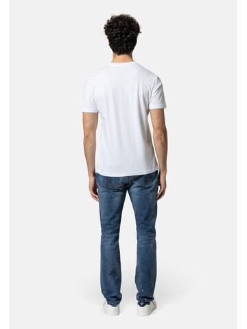 19V69 ITALIA - Camiseta 'Rafael College' en blanco