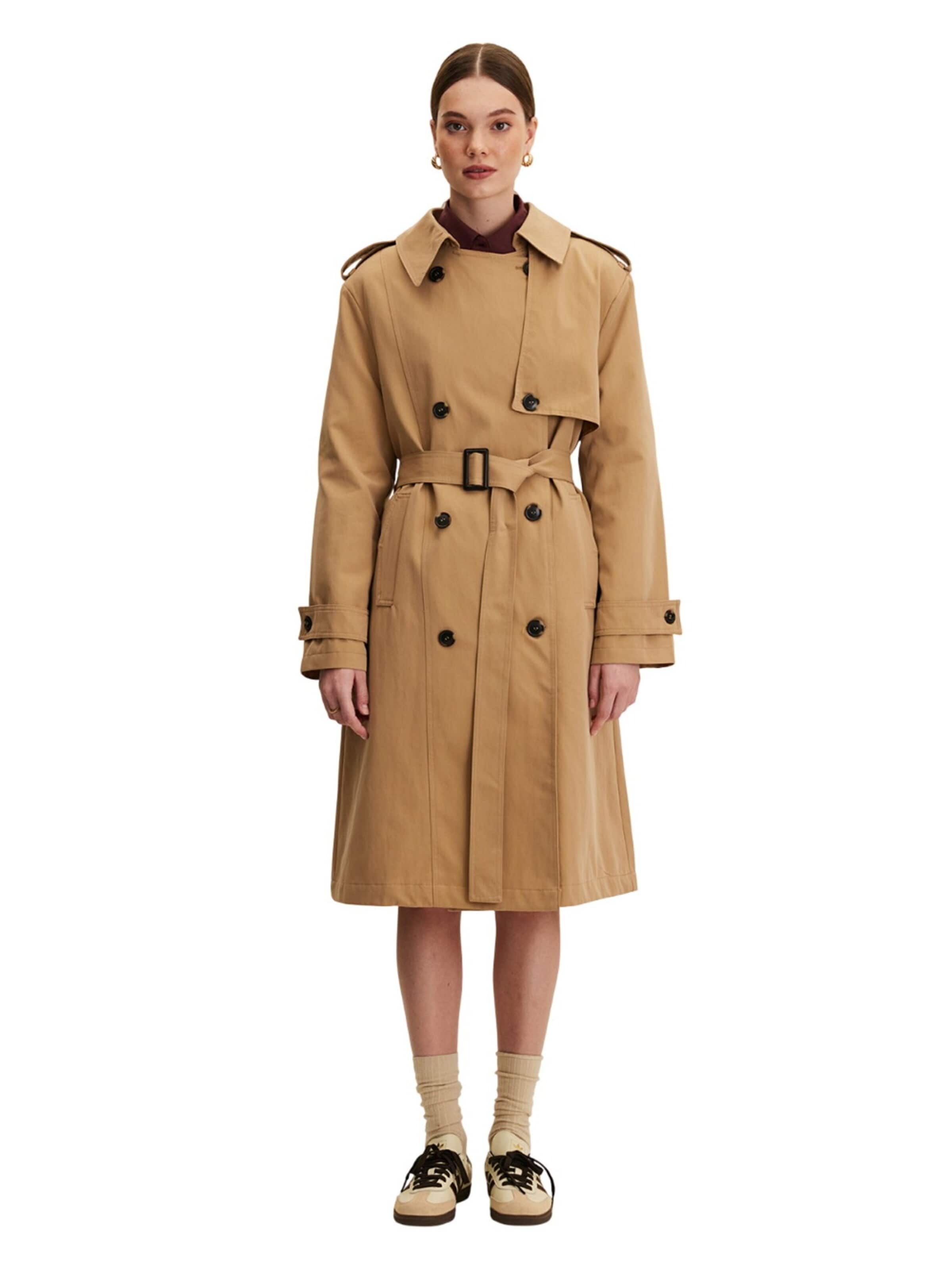 MANUKA Between-seasons coat in Beige