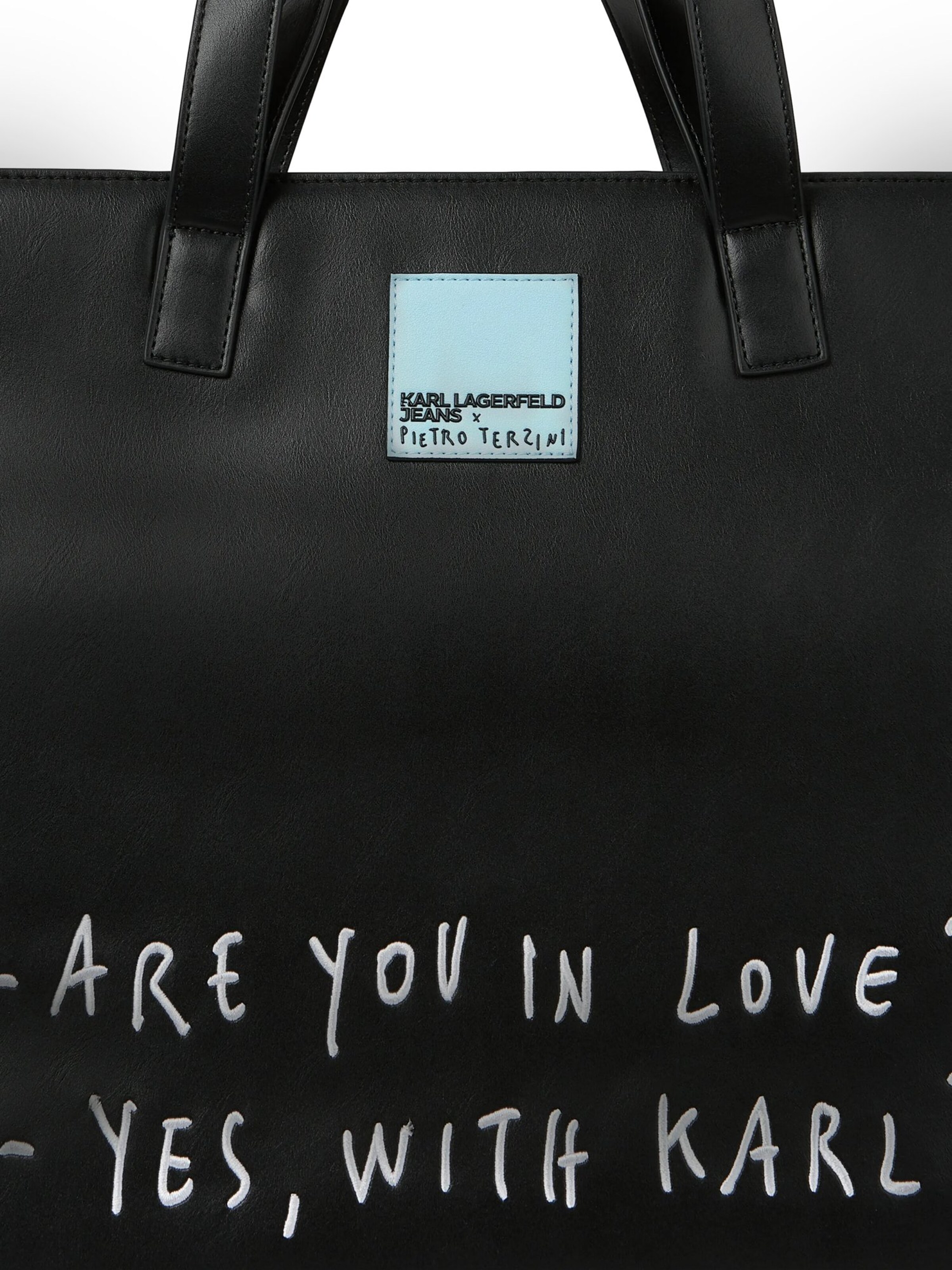 KARL LAGERFELD JEANS - Shopper 'KLJ X Pietro Terzini' en negro