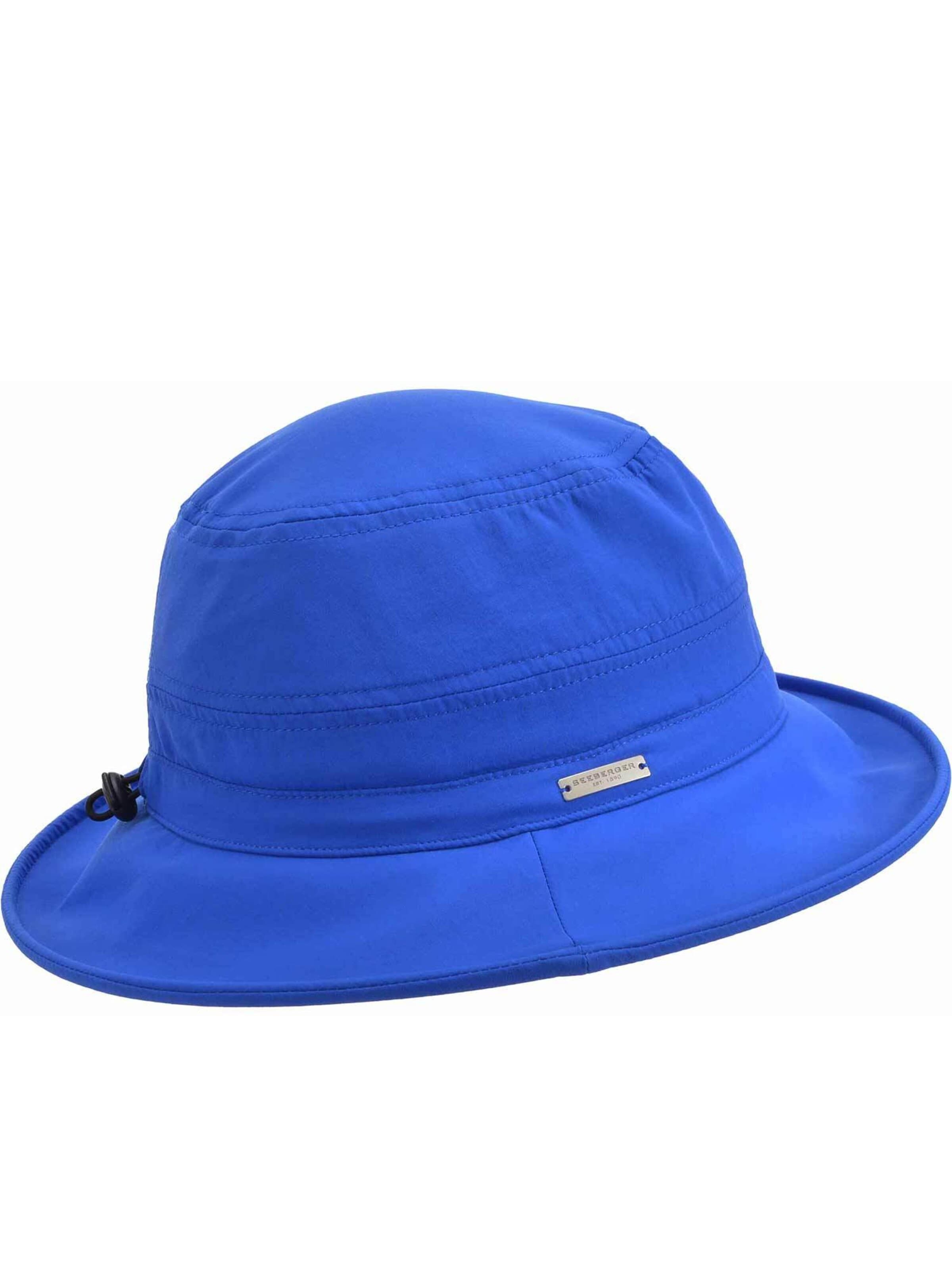 Seeberger Hat 'Hut' in Blue: front