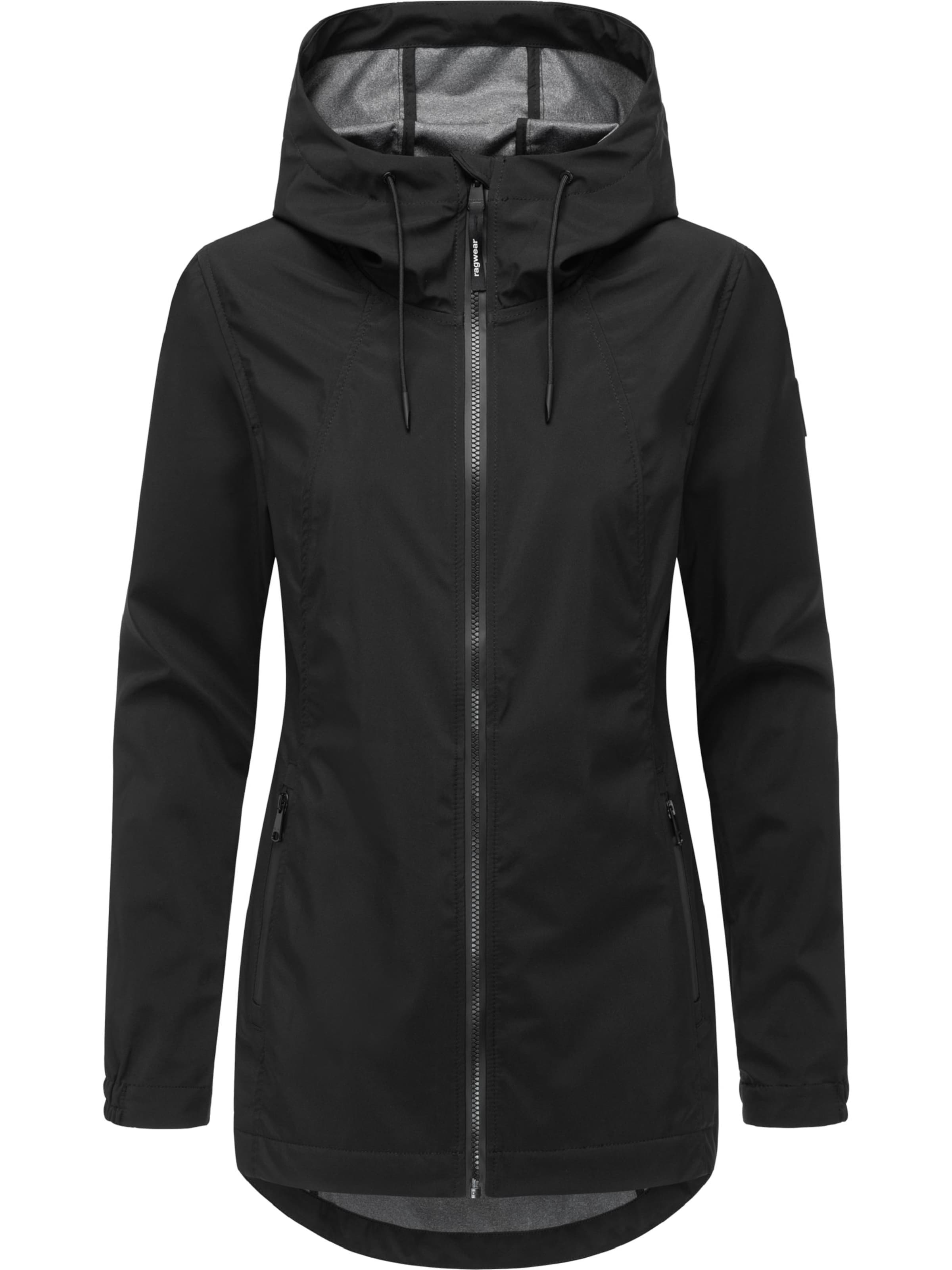 juoda Ragwear Funkcinė striukė  'Zuzka': priekis