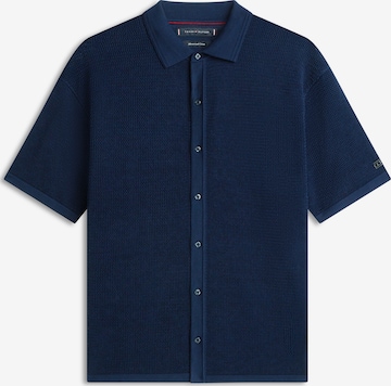 Vestes en maille TOMMY HILFIGER en bleu : devant