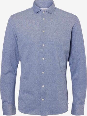 SELECTED HOMME Regular fit Overhemd 'BOND' in Blauw: voorkant