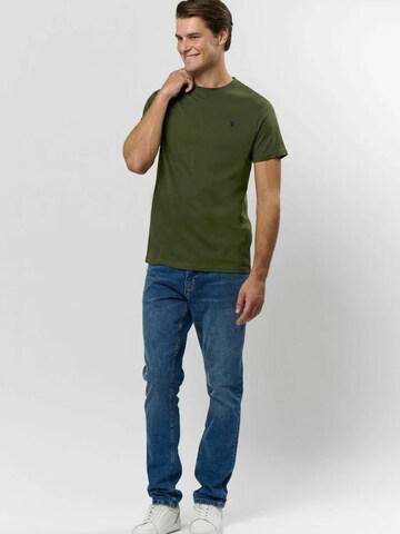 U.S. POLO ASSN. Regular fit Overhemd ' Arjun 3-pack ' in Groen
