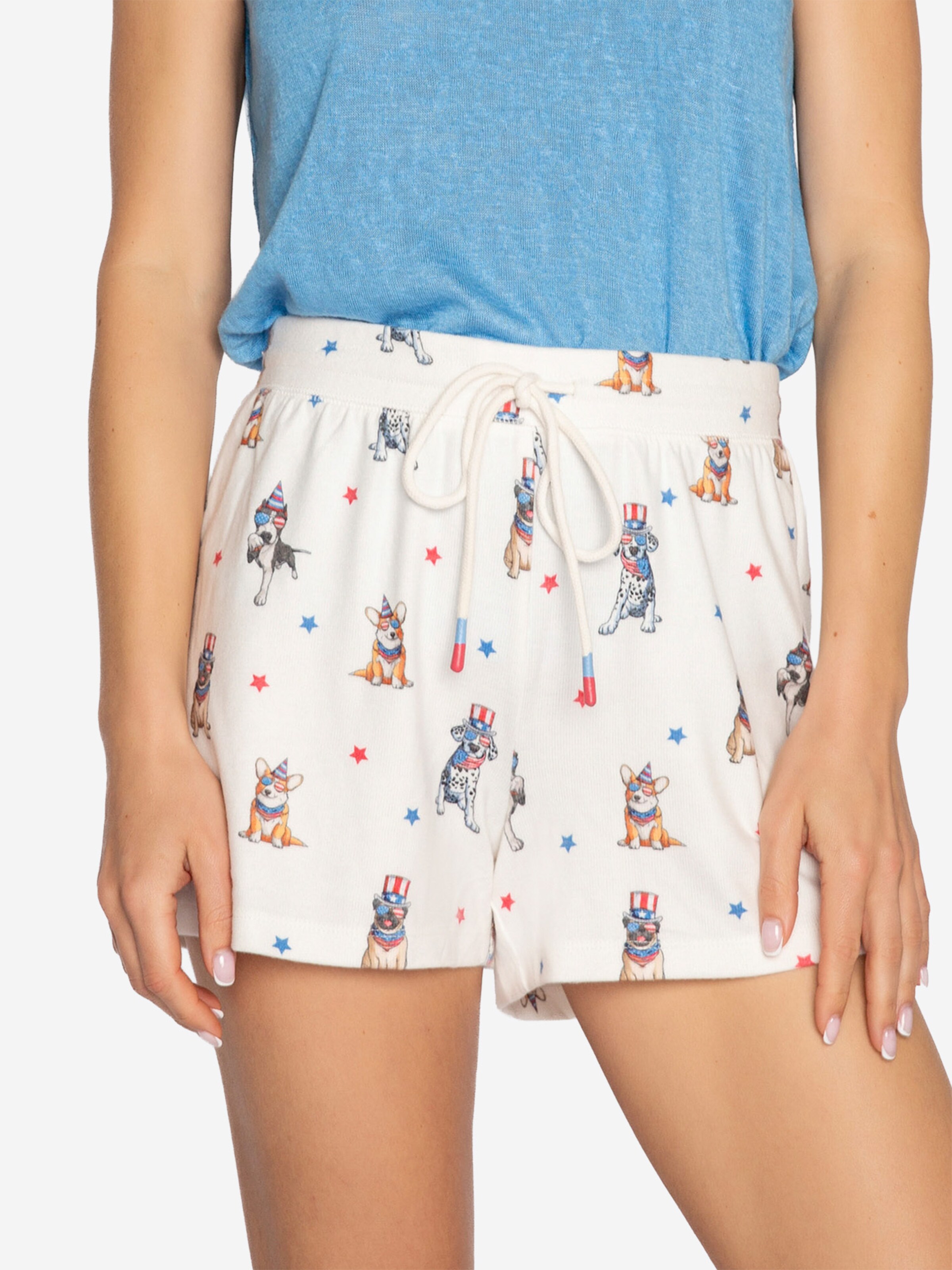 PJ Salvage Pajama Pants 'Star Spangled' in Mixed colors: front