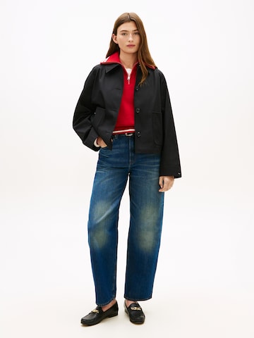 TOMMY HILFIGER Φθινοπωρινό και ανοιξιάτικο μπουφάν σε μαύρο