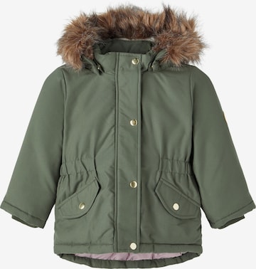 NAME IT Winter Jacket 'MARLIN' in Green: front