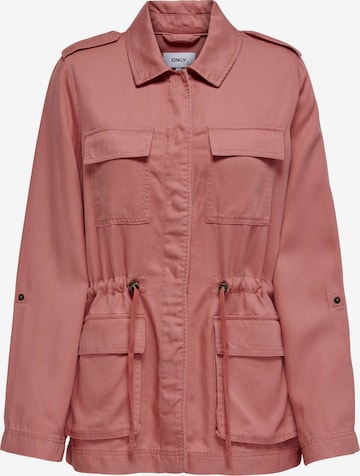 Veste mi-saison 'KENYA' ONLY en rose : devant