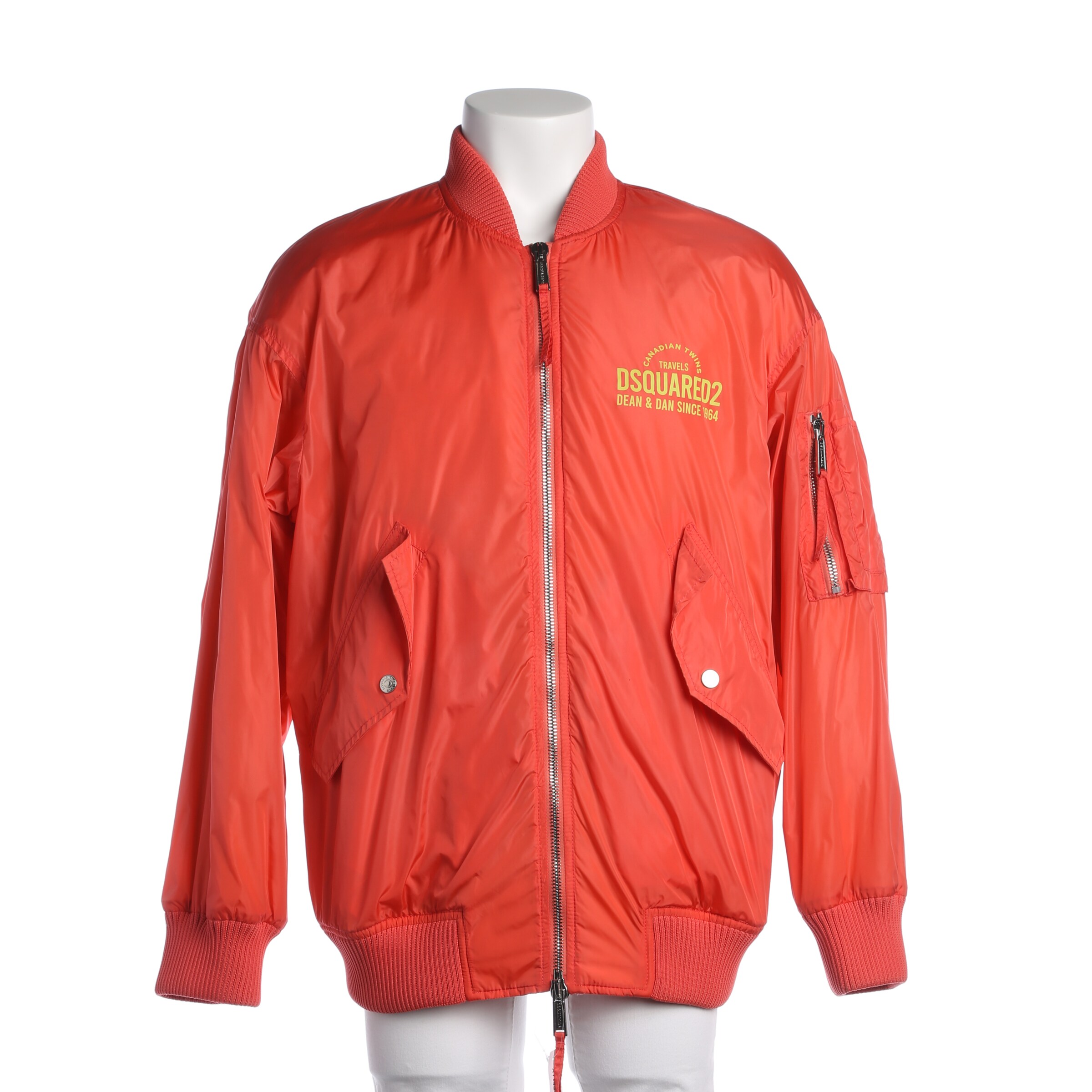 DSQUARED2 Übergangsjacke XXS in Rot: Vorderseite