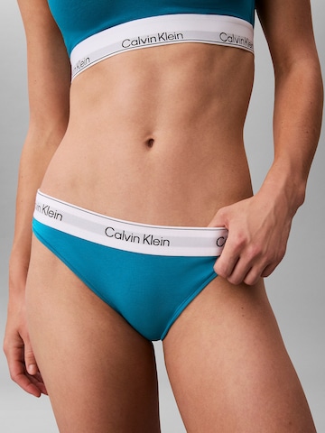 Slip Calvin Klein Underwear en bleu : devant
