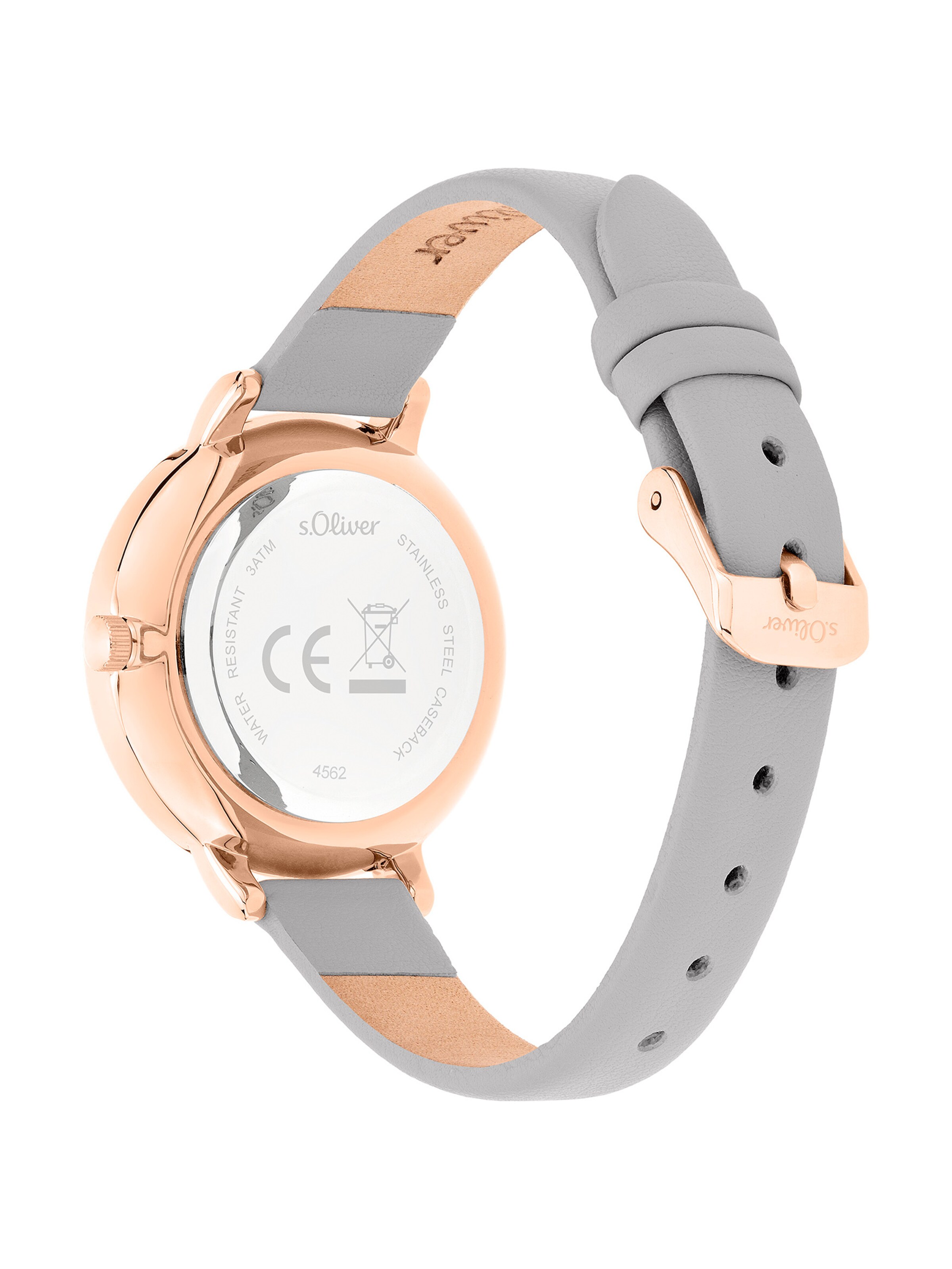 s.Oliver Analog Watch in Grey