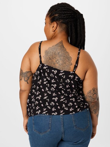 ABOUT YOU Curvy Top 'Chiara' in Black