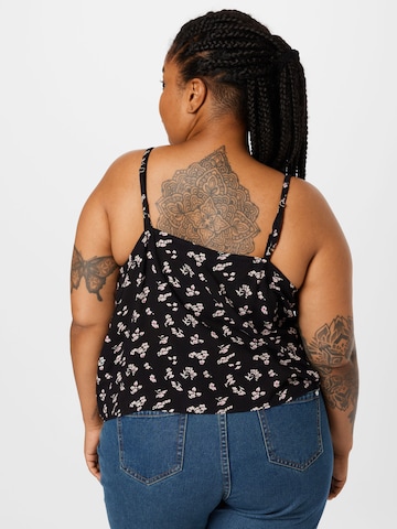 ABOUT YOU Curvy Top 'Chiara' in Zwart