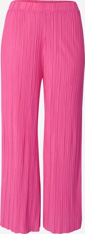 VILA Wide Leg Hose 'PLISA' in Pink: predná strana