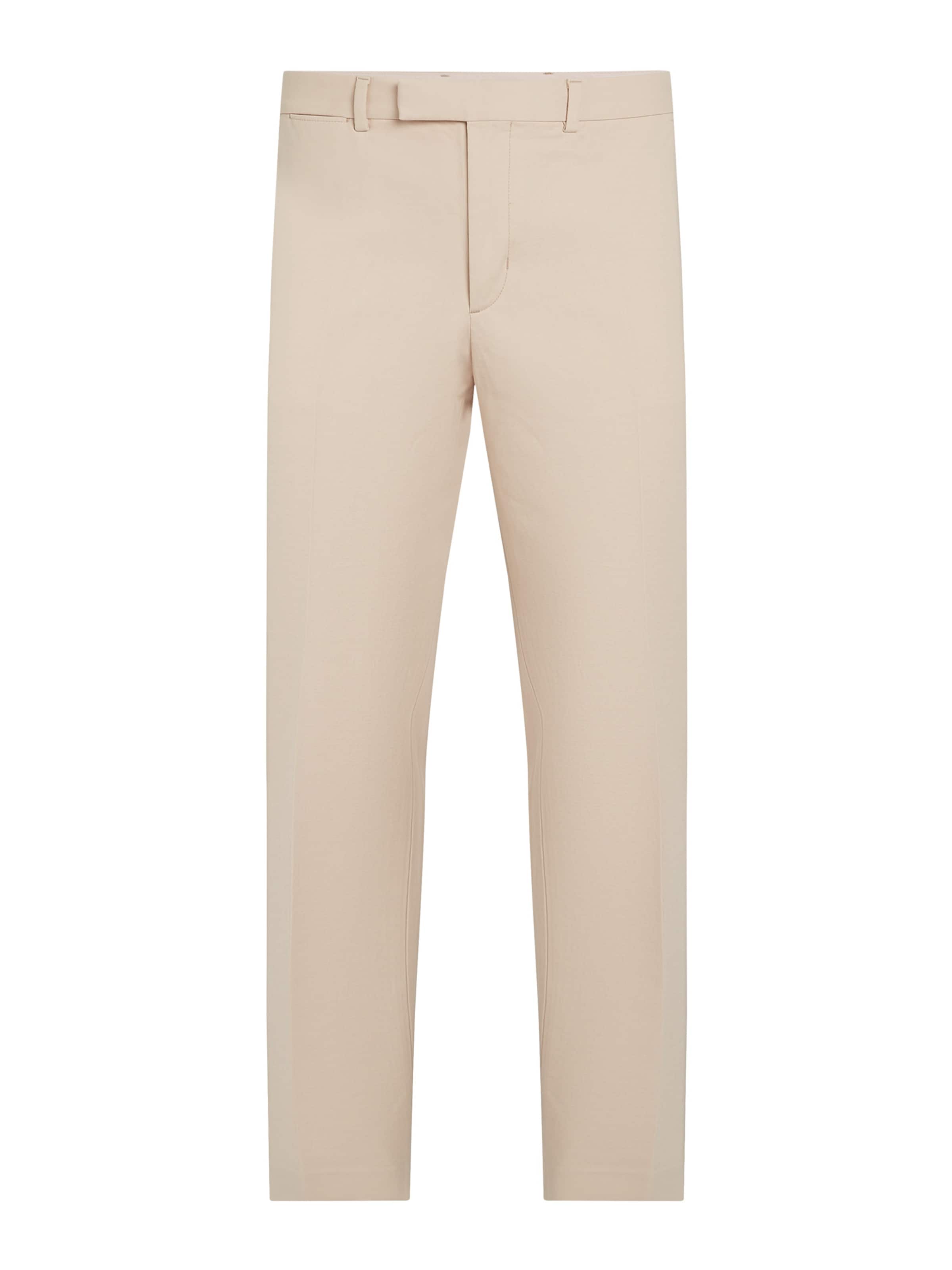 TOMMY HILFIGER - Slimfit Pantalón de pinzas &#x27;DENTON&#x27; en beige: frente