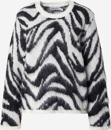 balta PIECES Megztinis 'PCMYNTHE': priekis