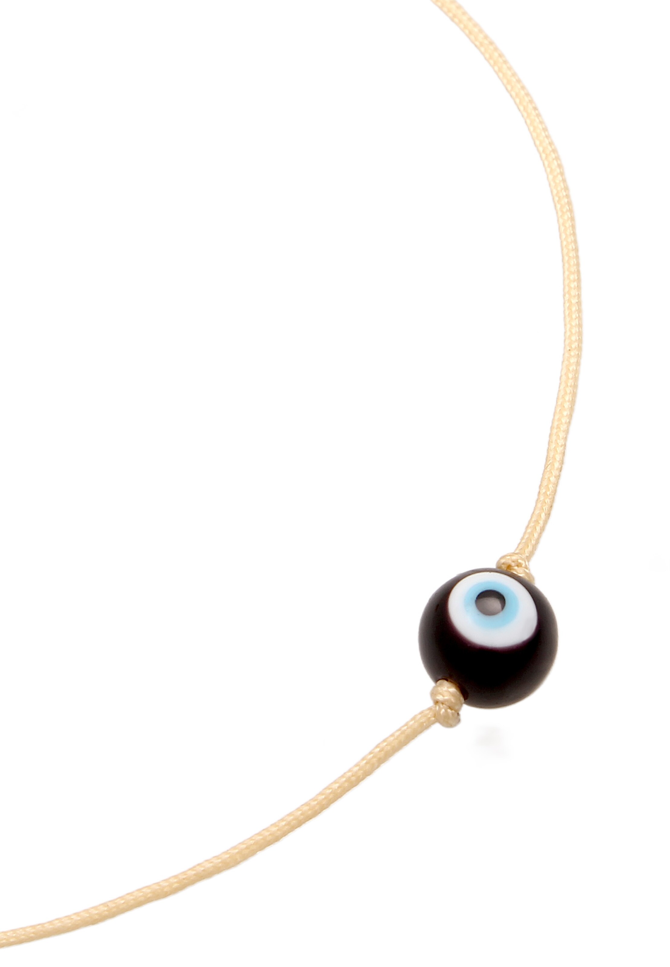 KUZZOI Bracelet 'Evil Eye' in Brown