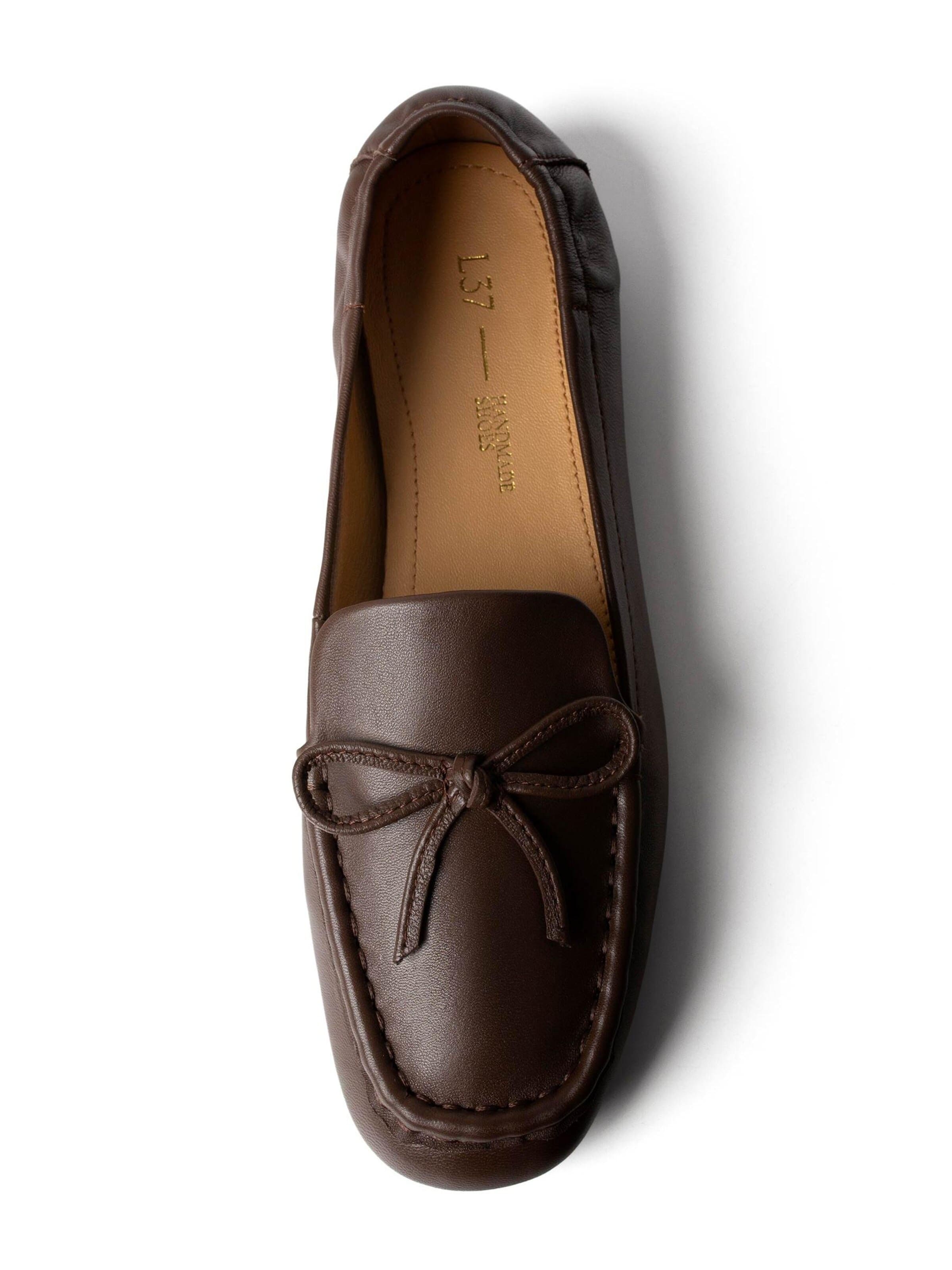 L37 HANDMADE SHOES - Mocassins 'A TOUCH OF WARM WIND' em castanho