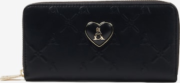 Portamonete 'Fleur' di L'Atelier Du Sac in nero: frontale