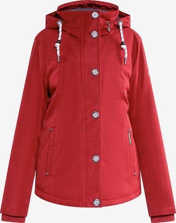 Schmuddelwedda Weatherproof jacket in Red: front