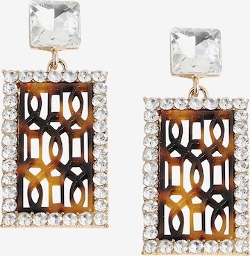 SOHI Серьги 'Eartha' в Серебристый: спереди