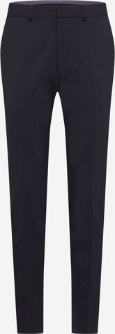 s.Oliver BLACK LABEL Slimfit Pantalon in Zwart: voorkant