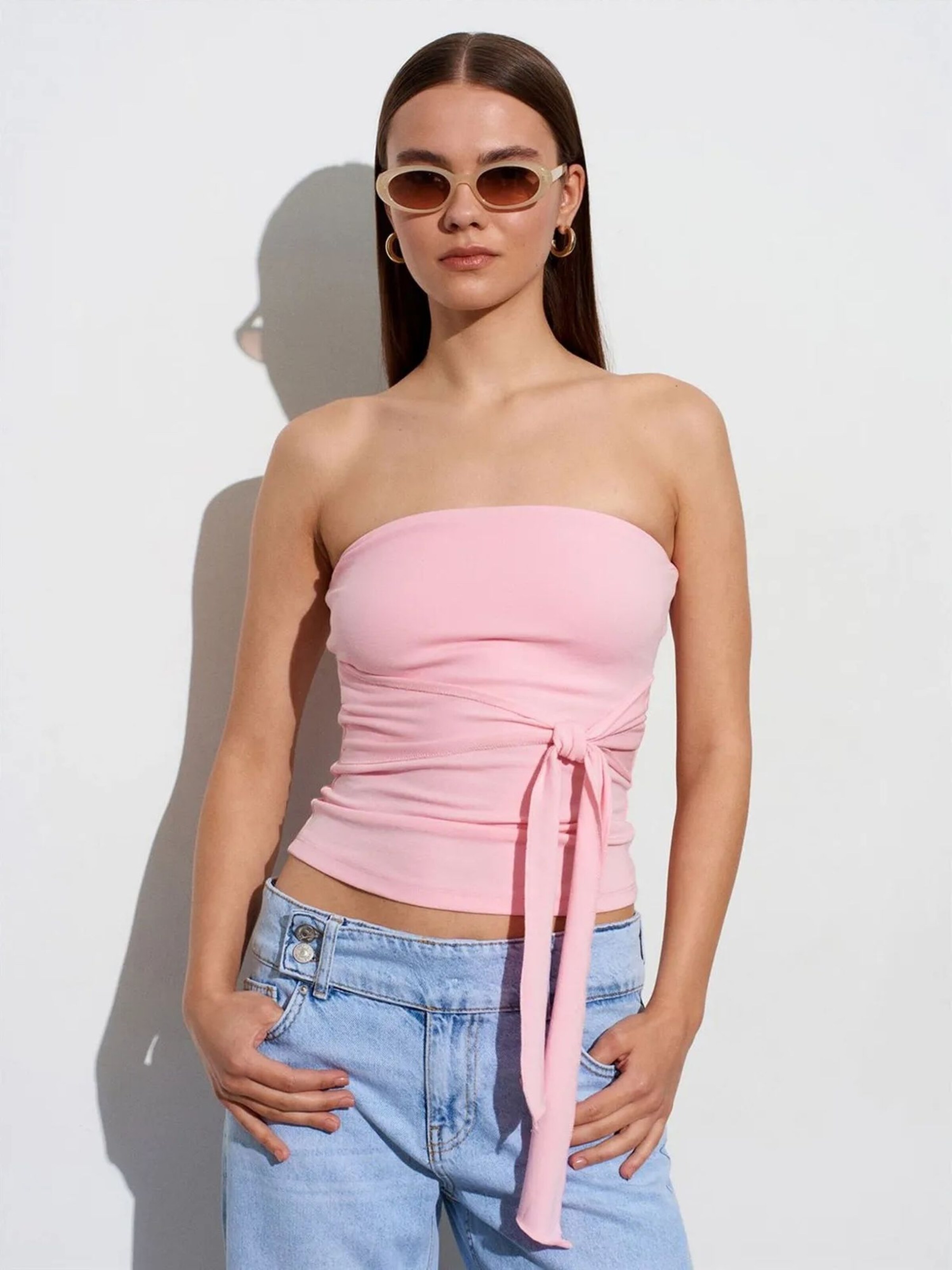 Dilvin Tops in Pink