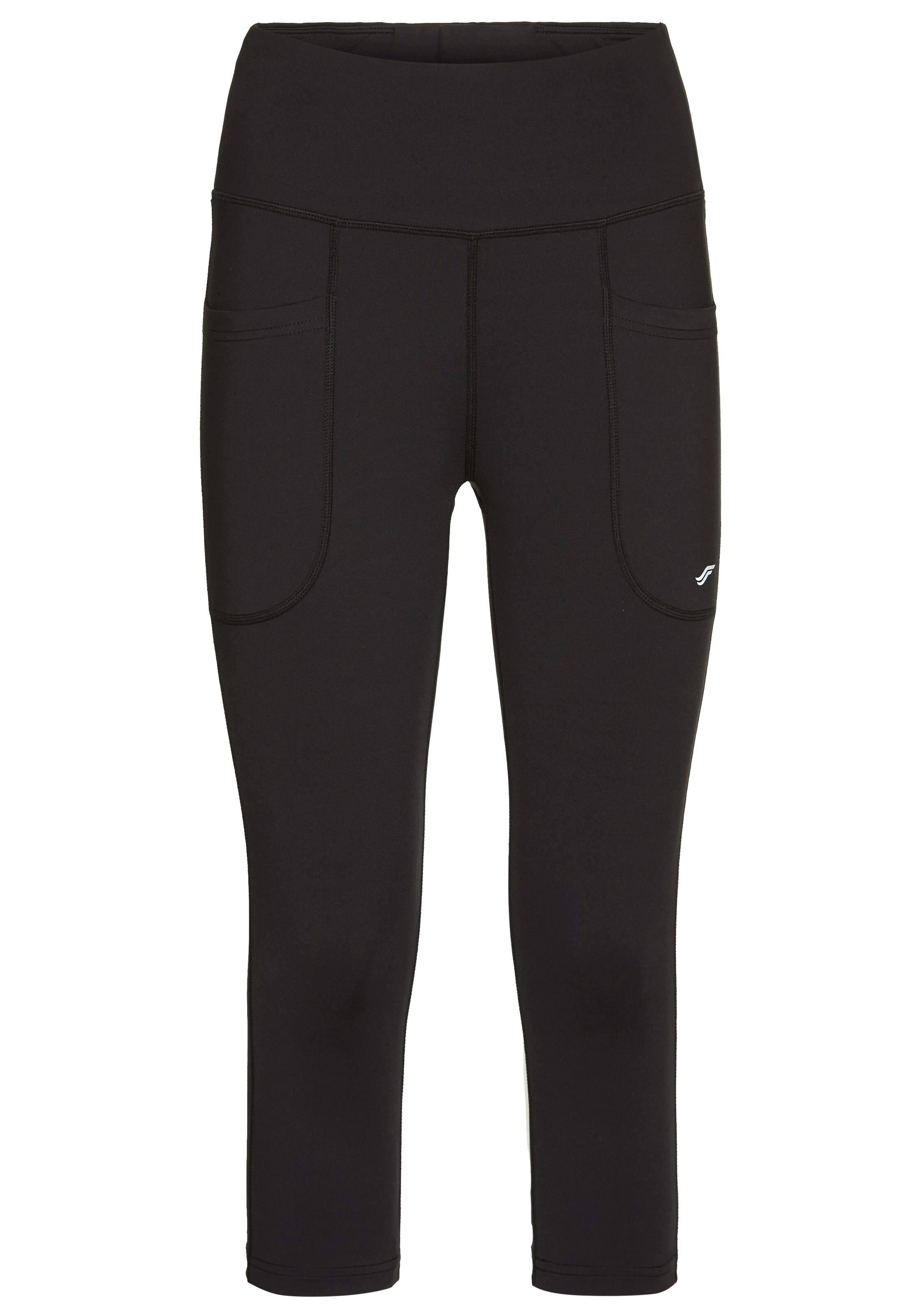 FAYN SPORTS Skinny Leggings in Schwarz: Vorderseite