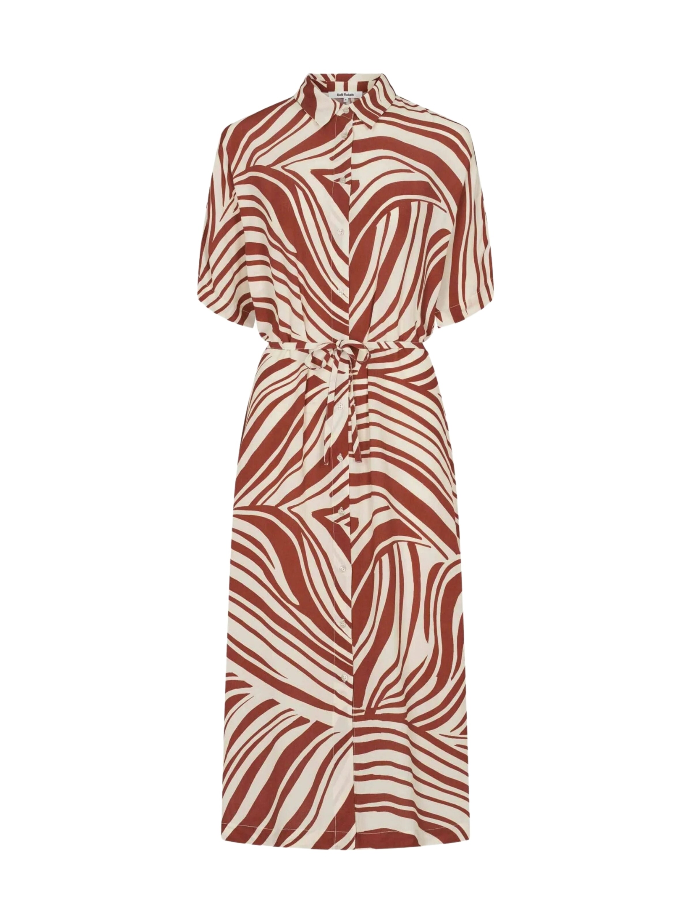 Soft Rebels Mekko 'Billy' värissä ruskea: etupuoli