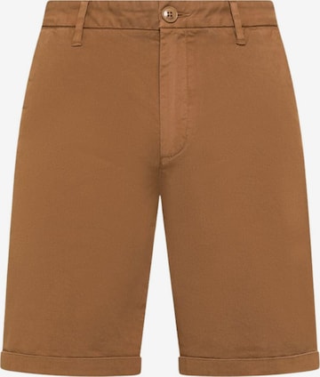 Pantalon chino SUN68 en marron : devant