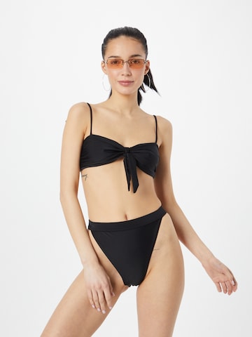 Misspap - Bustier Top de bikini en negro