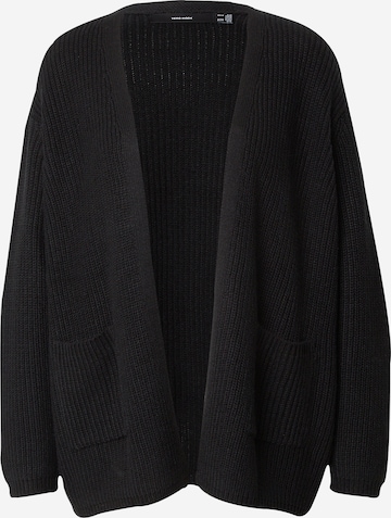 Cardigan 'FABULOUS' VERO MODA en noir : devant