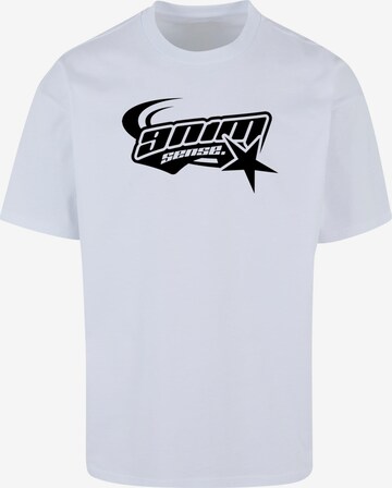 9N1M SENSE Shirt 'Star' in Wit: voorkant