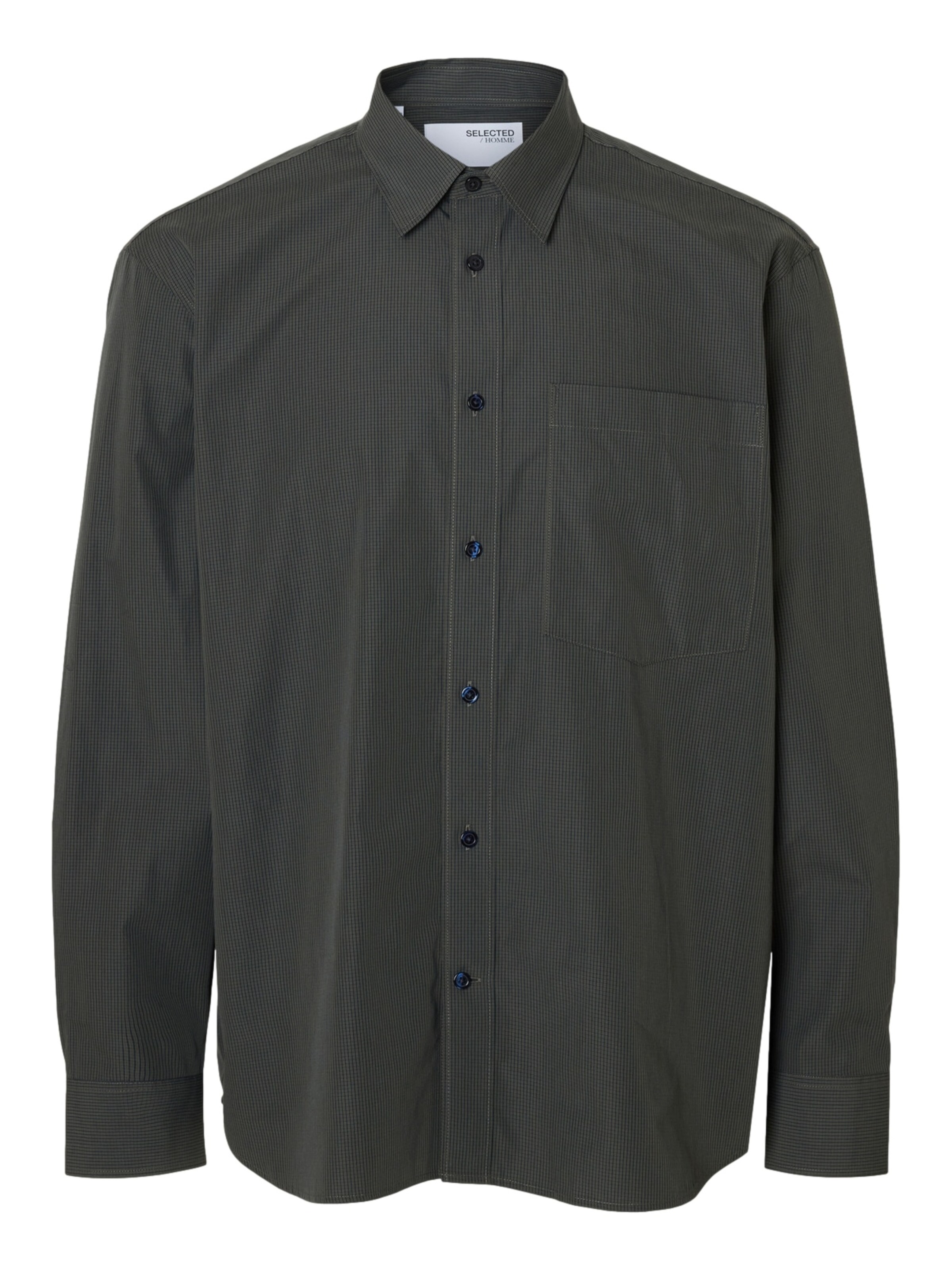 SELECTED HOMME Comfort fit Overhemd 'Larry' in Groen: voorkant