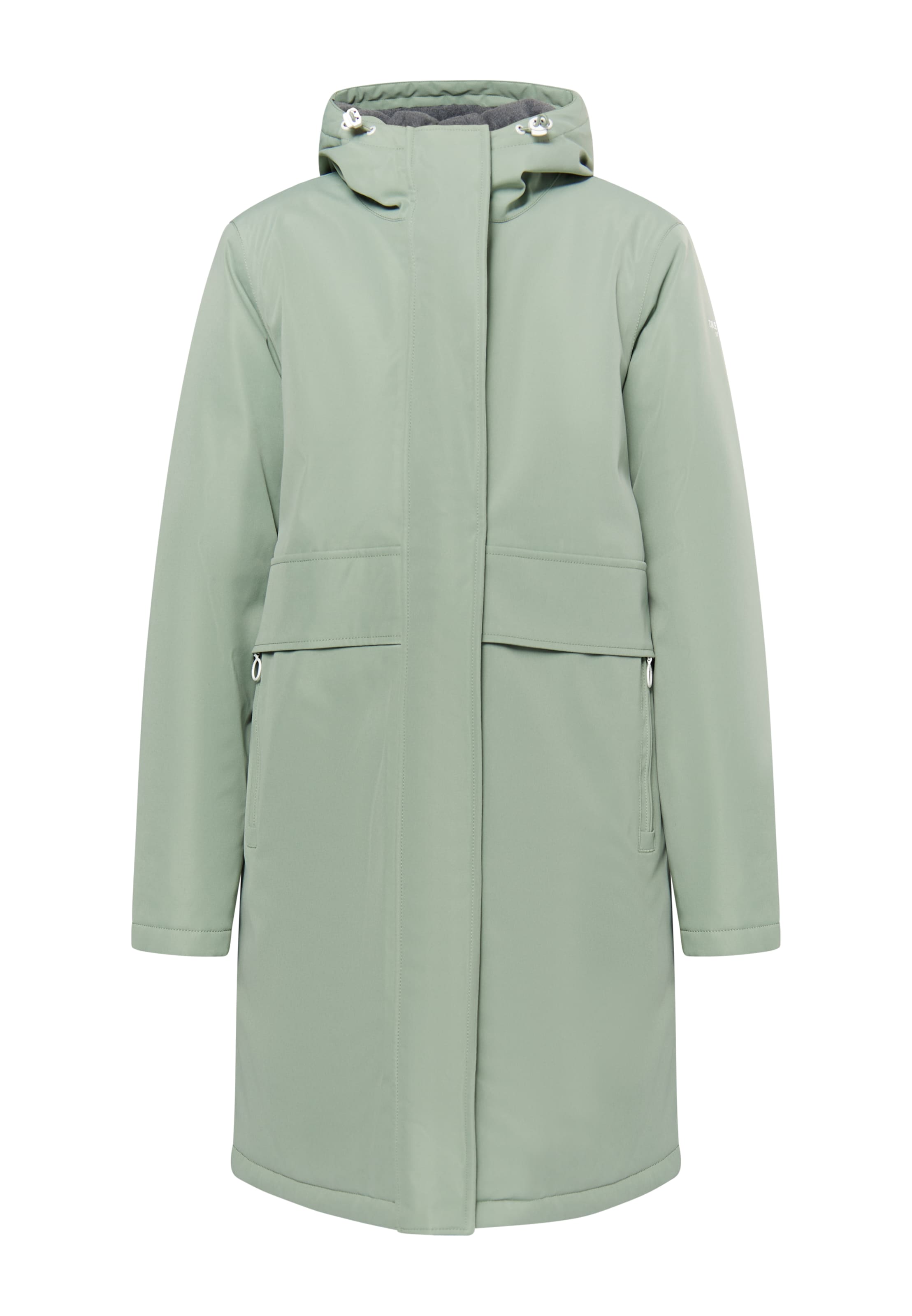 DreiMaster Maritim Functionele mantel in Groen: voorkant