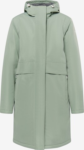 DreiMaster Maritim Raincoat in Green: front