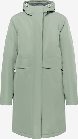 DreiMaster Maritim Raincoat in Green: front