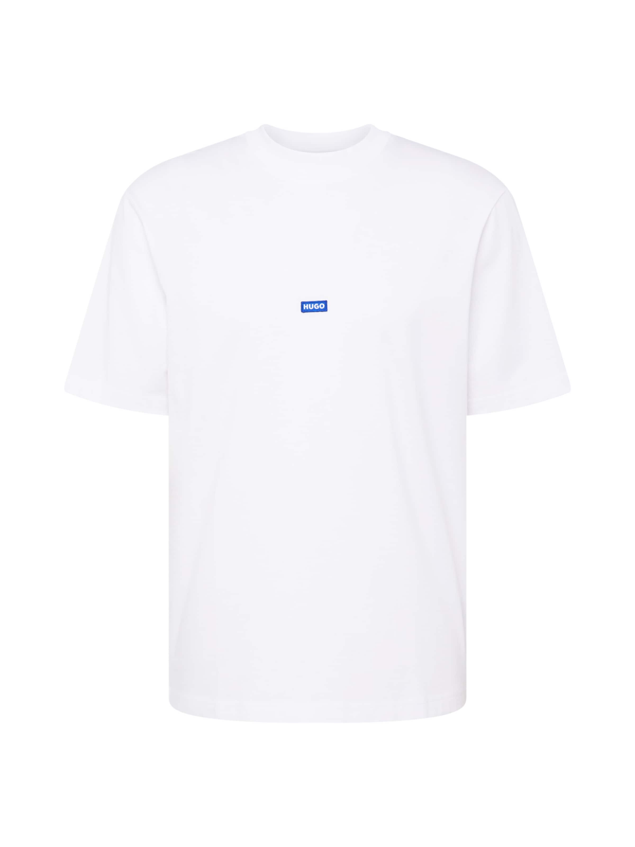 Tricou 'Nieros' de la HUGO pe alb: față