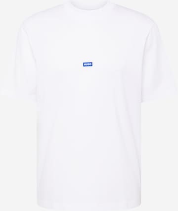 HUGO Blue Shirt 'Nieros' in Wit: voorkant