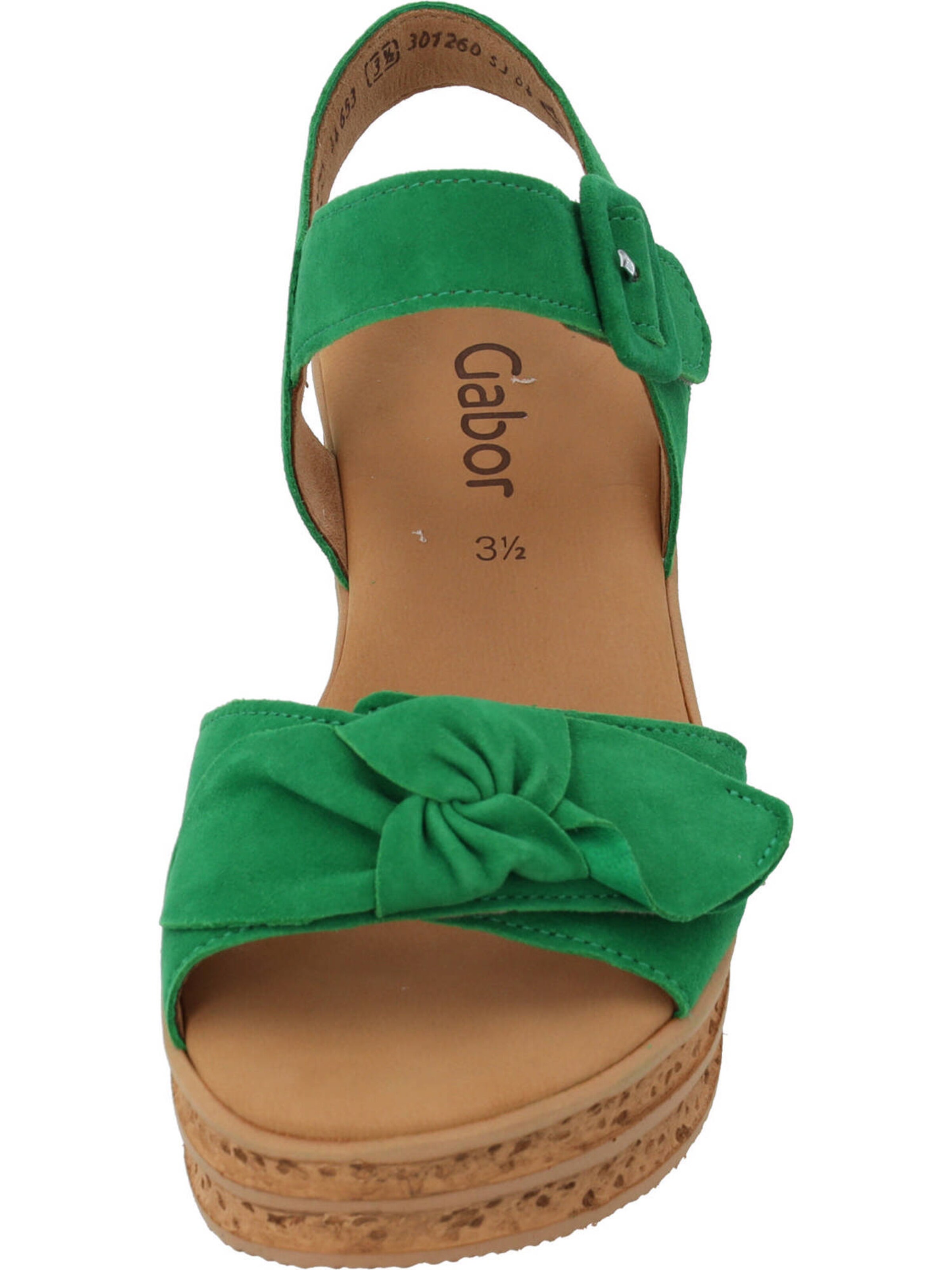 GABOR Sandale in Grün