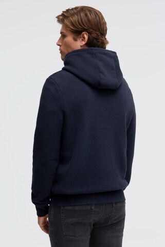 CAMP DAVID Hoodie mit Rubber Print und Tapes in Blau