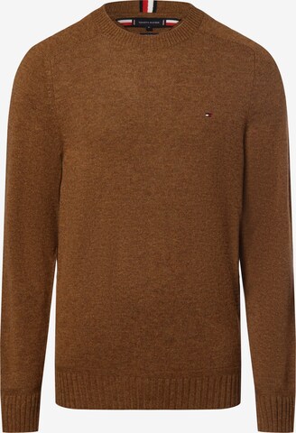 TOMMY HILFIGER Sweater in Brown: front