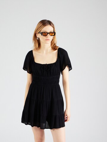 HOLLISTER Summer Dress in Black: front