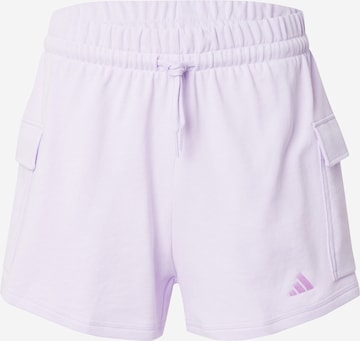 ADIDAS SPORTSWEAR Спортивные штаны 'Essentials' в Лиловый: спереди