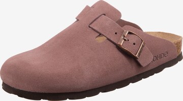 ROHDE Mules 'Alba' in Pink: front